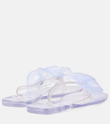 Sandali Silicone Flower con applicazioni floreali | Coperni