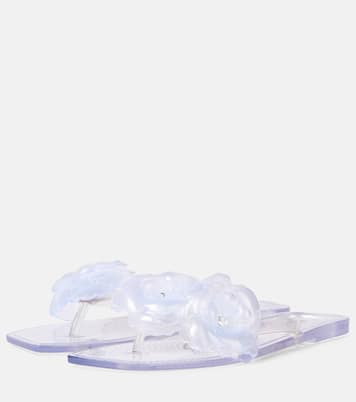 Sandali Silicone Flower con applicazioni floreali | Coperni