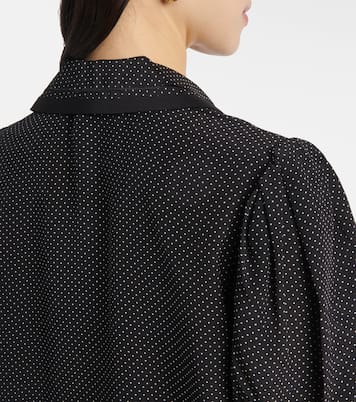 Blusa in seta a pois | Frame