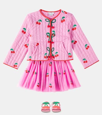 Bestickte Steppjacke aus Baumwolle | Stella McCartney Kids