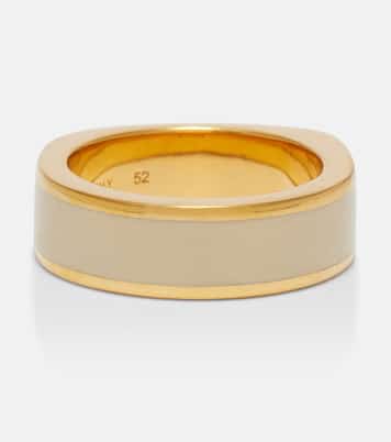 Signature 18kt gold-plated ring | Toteme