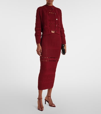 Cardigan in crochet | Elie Saab