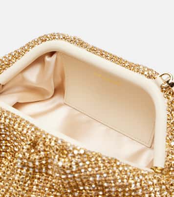 Crystal-embellished shoulder bag | Self-Portrait