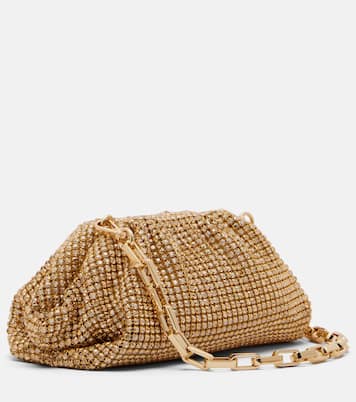 Crystal-embellished shoulder bag | Self-Portrait