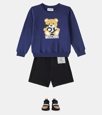 Felpa Teddy Bear in cotone | Moschino Kids