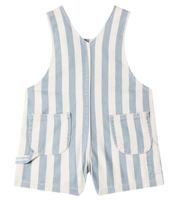 Bebé - mono en denim a rayas | Rylee + Cru