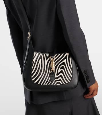 Jackie 1961 Small zebra-print shoulder bag | Gucci