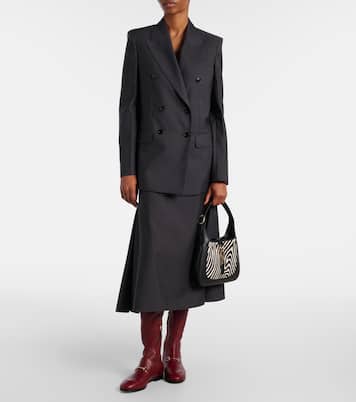 Jackie 1961 Small zebra-print shoulder bag | Gucci