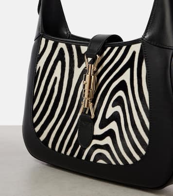 Jackie 1961 Small zebra-print shoulder bag | Gucci