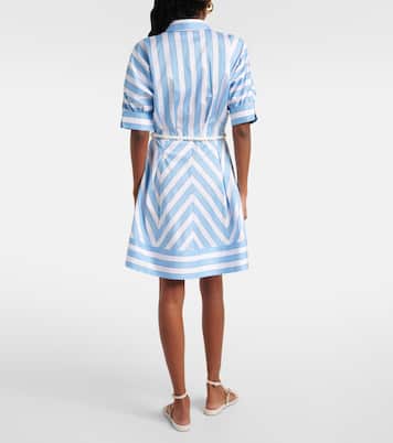 Miniabito Nilah in cotone a righe | Rebecca Vallance