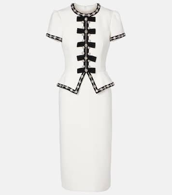 Bisou crystal-embellished midi dress | Jenny Packham