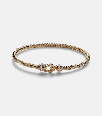 Bracelet Buckle Cablespira® en or 18 ct et diamants | David Yurman