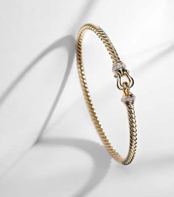Bracelet Buckle Cablespira® en or 18 ct et diamants | David Yurman