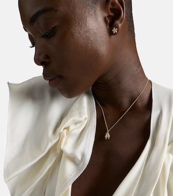 Lovebirds 14kt gold necklace with diamonds | Sydney Evan