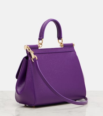 Tote Sicily Small aus Leder | Dolce&Gabbana