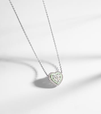 18kt white gold necklace with diamonds | Kamyen