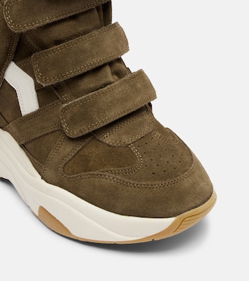 Balskee suede high-top platform sneakers | Isabel Marant