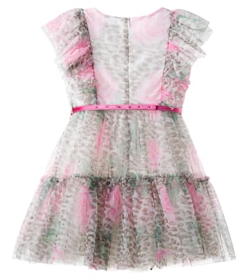 Robe en tulle à motif léopard | Monnalisa