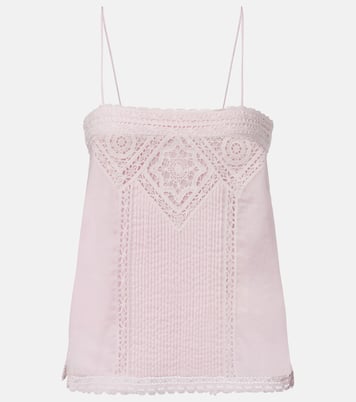 Gaelia lace-trimmed cotton camisole | Marant Etoile