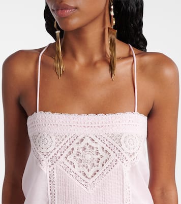 Gaelia lace-trimmed cotton camisole | Marant Etoile