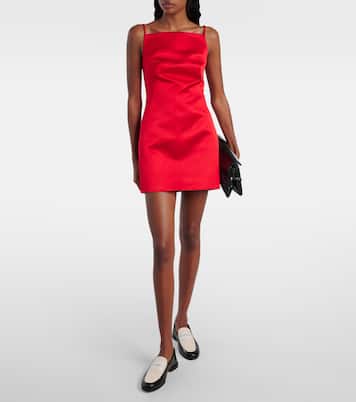 Vestido corto de satén de seda | Givenchy