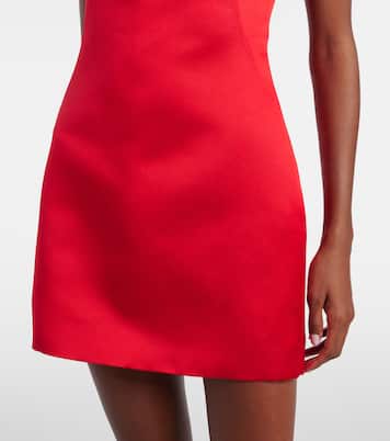Vestido corto de satén de seda | Givenchy