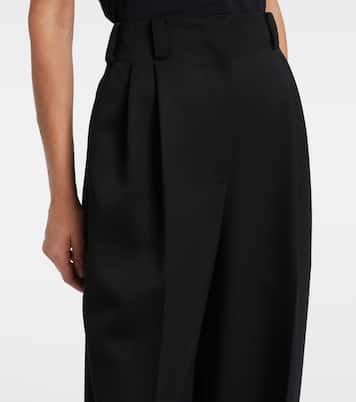 Cutout wool wide-leg pants | Givenchy
