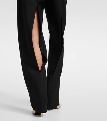 Cutout wool wide-leg pants | Givenchy