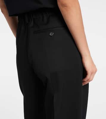 Cutout wool wide-leg pants | Givenchy