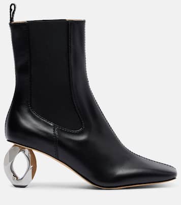 Ankle Boots Chain aus Leder | JW Anderson