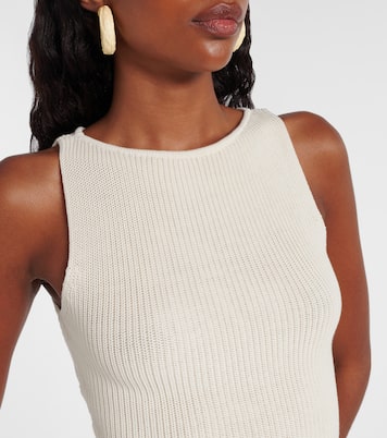 Zeal cotton and silk minidress | Aya Muse