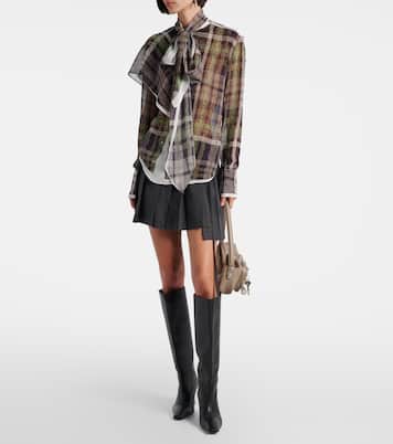 Schluppenbluse aus Seide | Acne Studios