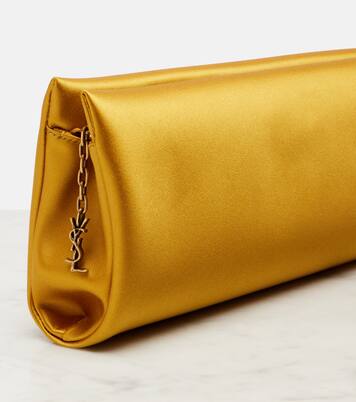 Clutch Supple aus Satin | Saint Laurent