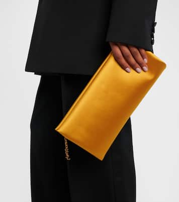 Clutch Supple aus Satin | Saint Laurent