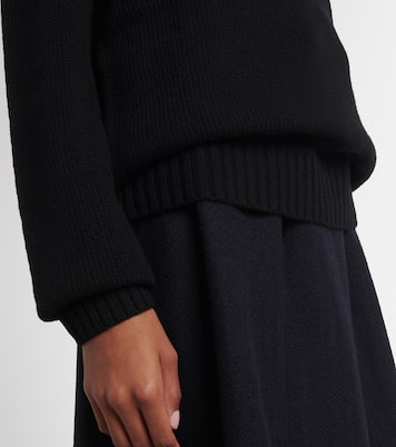 Pull en laine et cachemire à logo | Prada