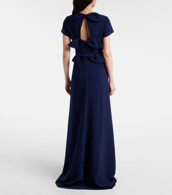 리본 디테일 이브닝 가운 | Carolina Herrera