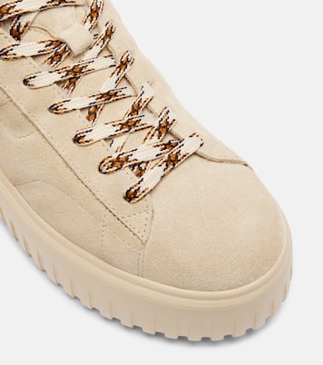 Zapatillas con platafroma H-Stripes de ante | Hogan