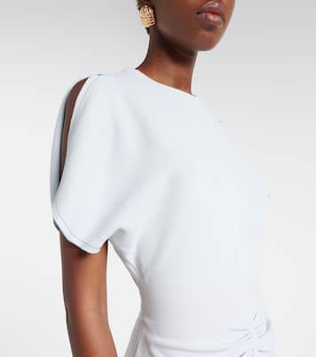 Gathered midi dress | Victoria Beckham