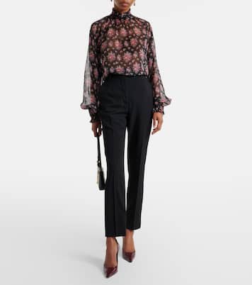 Wool-blend slim pants | Dolce&Gabbana