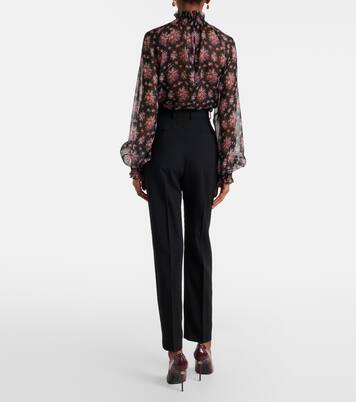 Wool-blend slim pants | Dolce&Gabbana