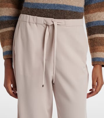 Margenta virgin wool straight pants | 'S Max Mara