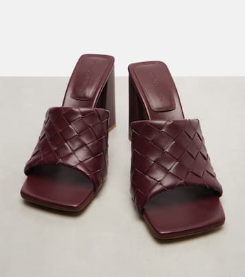 Parco Intrecciato leather mules | Bottega Veneta