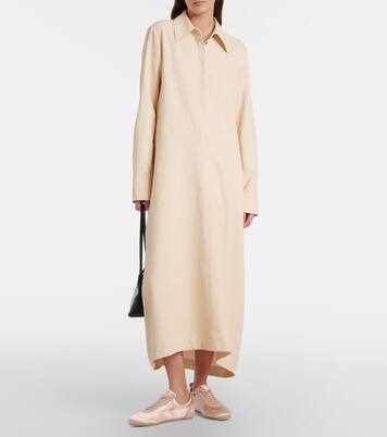 Oversized linen shirt dress | Jil Sander