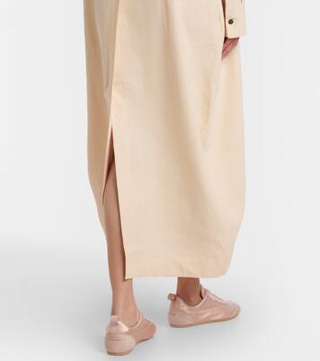 Oversized linen shirt dress | Jil Sander