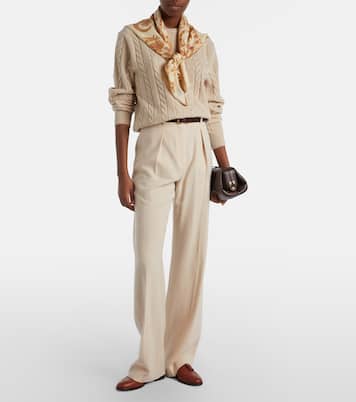 Cedar cable-knit cashmere sweater | Loro Piana