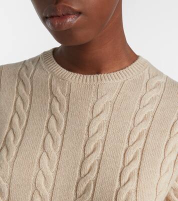 Cedar cable-knit cashmere sweater | Loro Piana