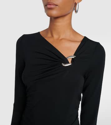 Viela gathered jersey maxi dress | Veronica Beard