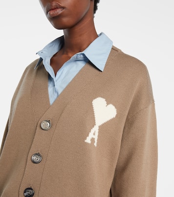 Ami de Cœur wool and cotton cardigan | Ami Paris