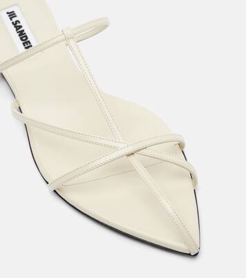 Cage leather sandals | Jil Sander