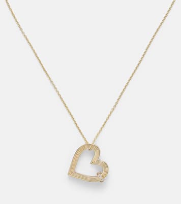 14kt gold (585/1000) necklace with diamonds | Sydney Evan